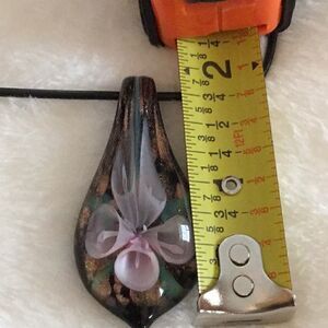 Lot of 3 glass necklaces with cords 20” long